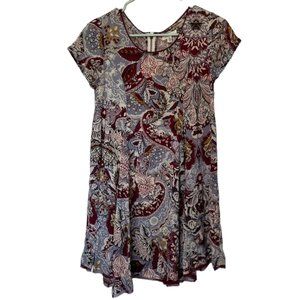 Urban Outfitters Silence+Noise Women's XS Paisley Dress Zipperback Floral